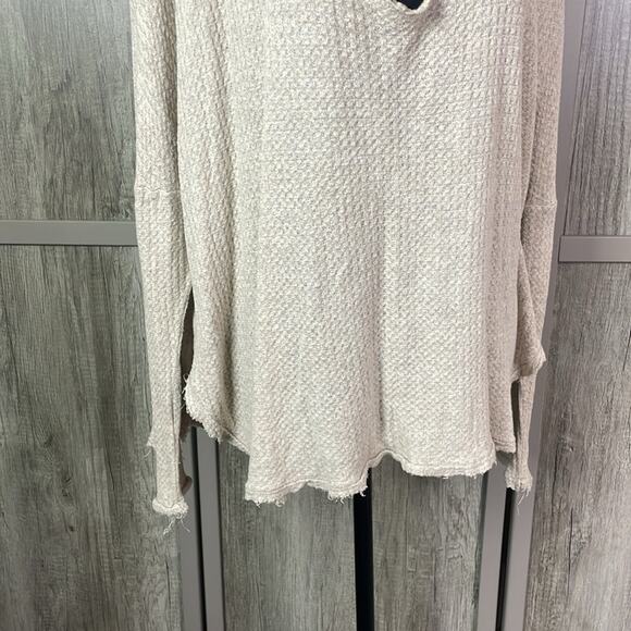 We the Free Laguna oversized waffle top women's XS - Picture 3 of 11